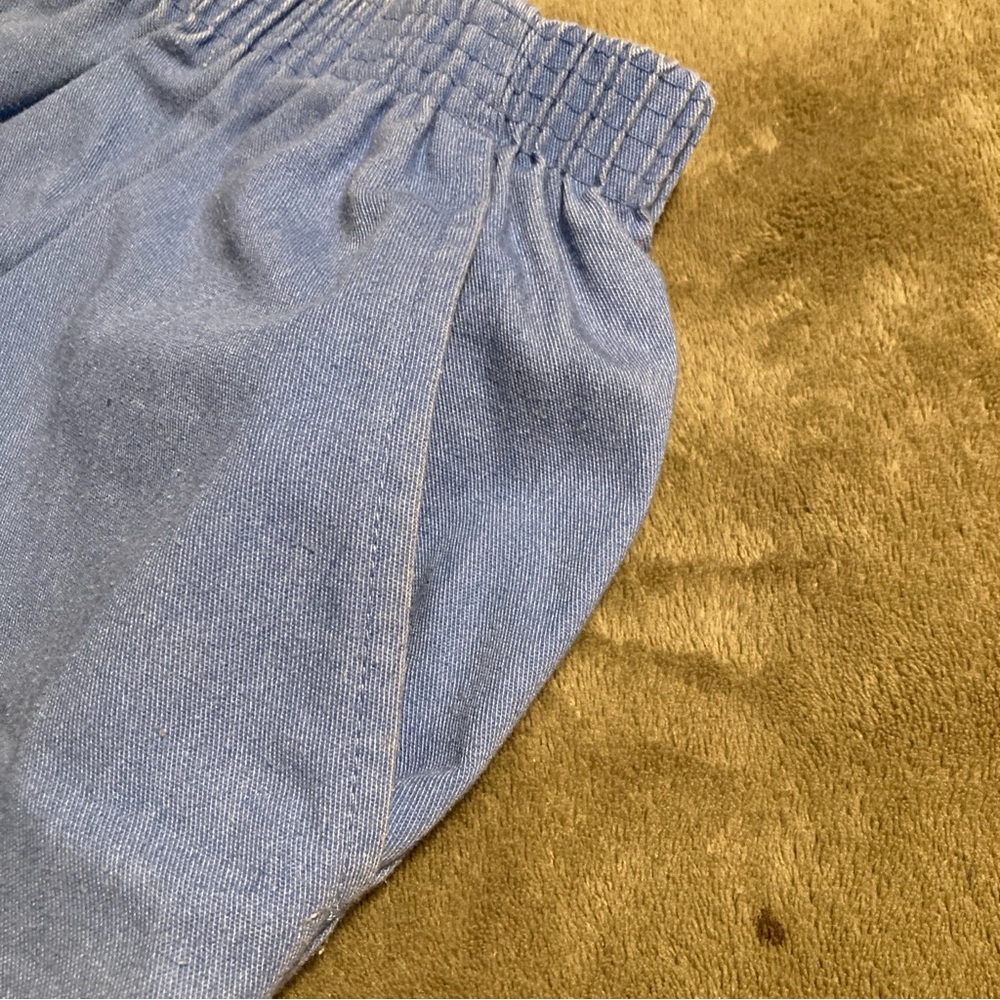 GUC BonWorth Vintage 90s Lightweight Denim Pull On Capri Blue Women's Size LP - Picture 5 of 9